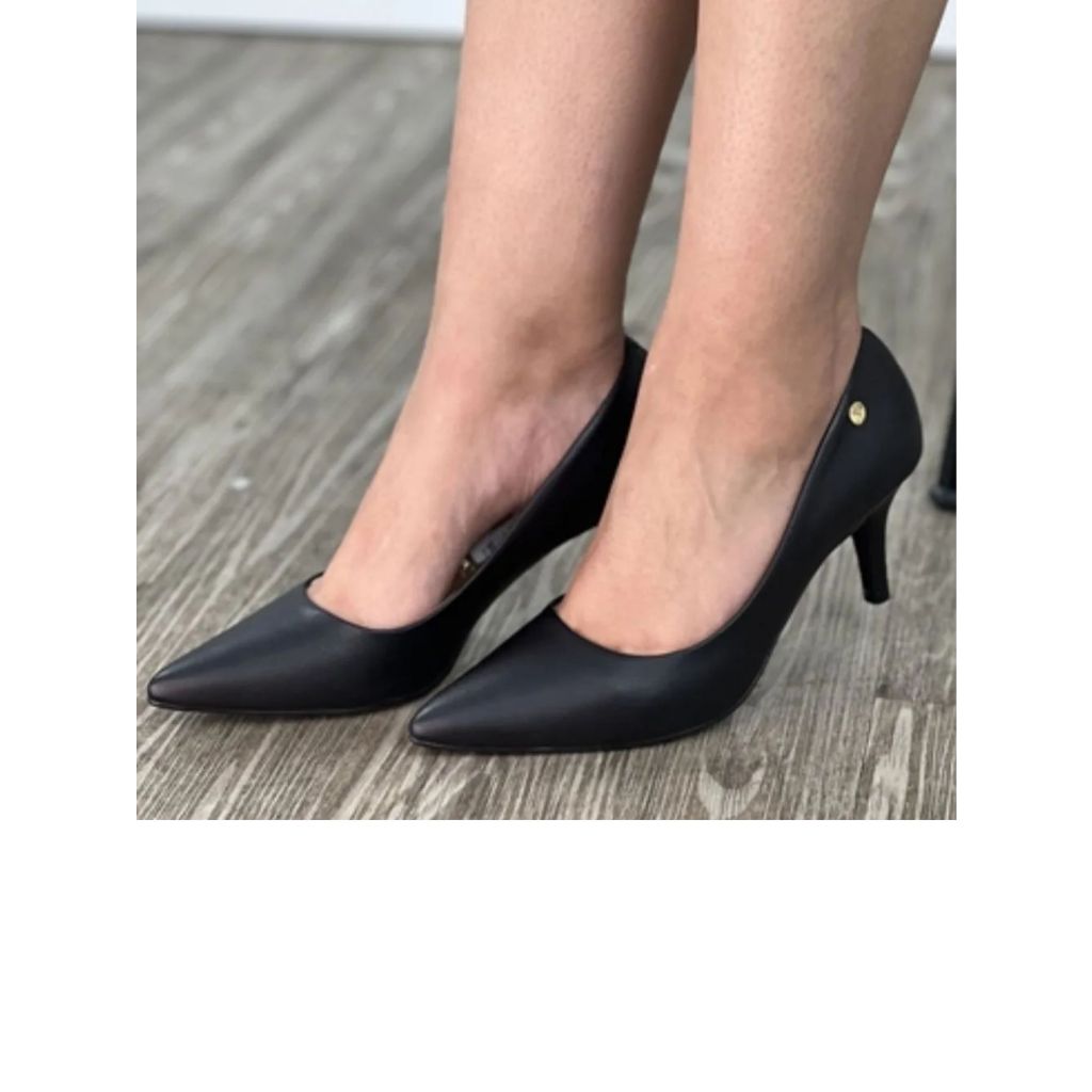 Sapato Scarpin Vizzano Feminino Salto Baixo Fino Original