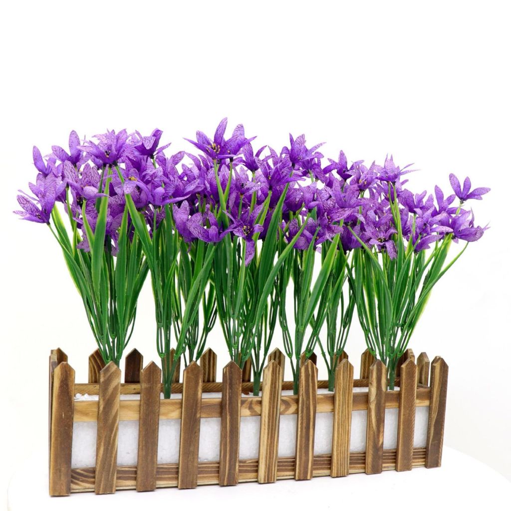 Flor artificial com petalas de pano - FL731 em Oferta na Shopee
