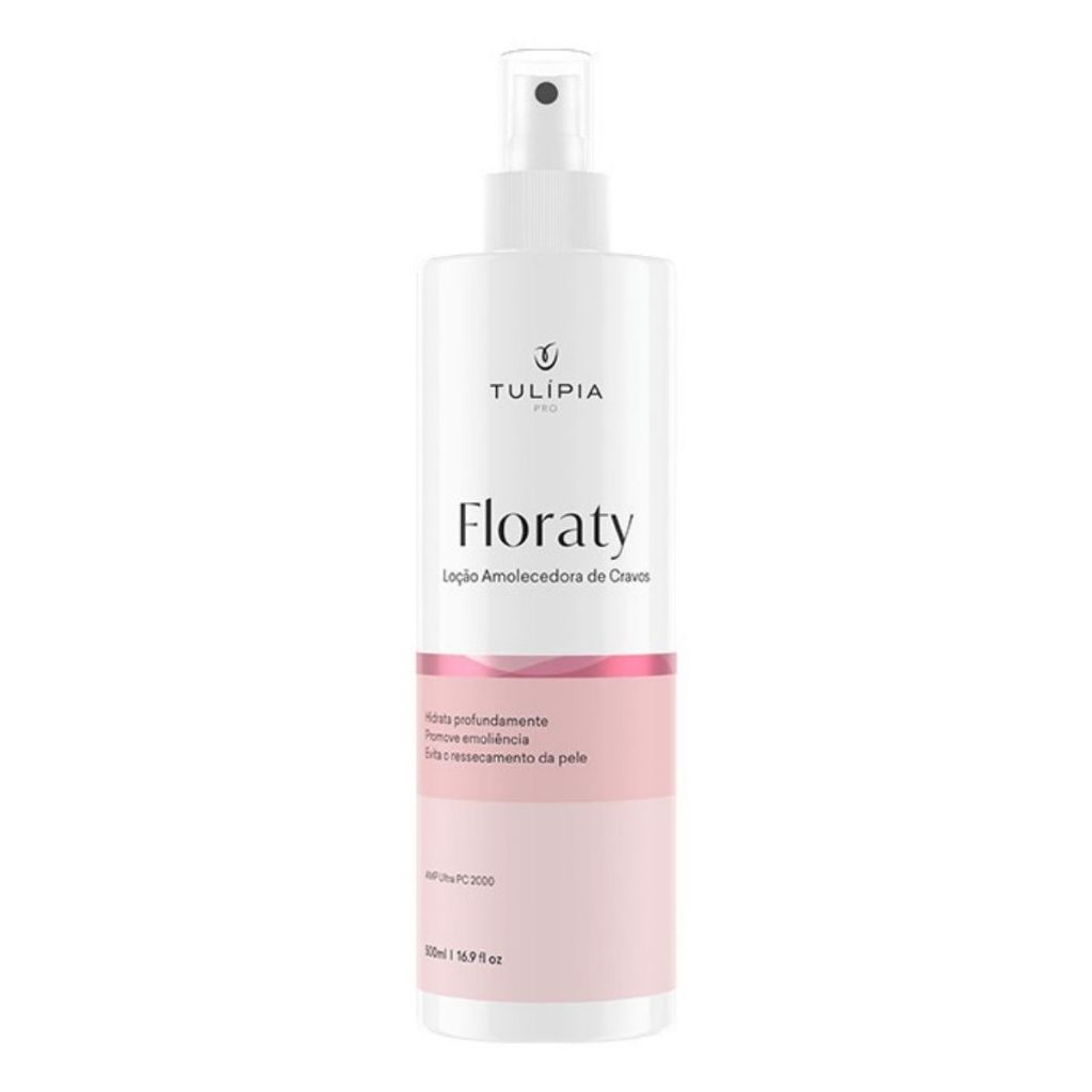 Floraty Loção Amolecedora de Cravos Emoliente 500ml Tulipia