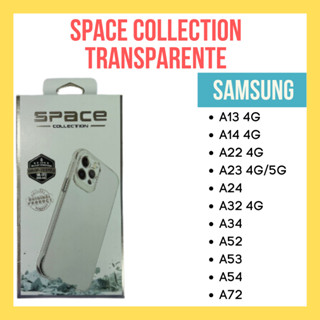 Capa Case Original Space Collection Transparente Para Samsung A13 (4G)/ A22 (4G)/ A23 (4G/5G)/ A24/A32 (4G)/ A34/ A52/ A53/ A54/ A72 Capa Case Original (CF25).