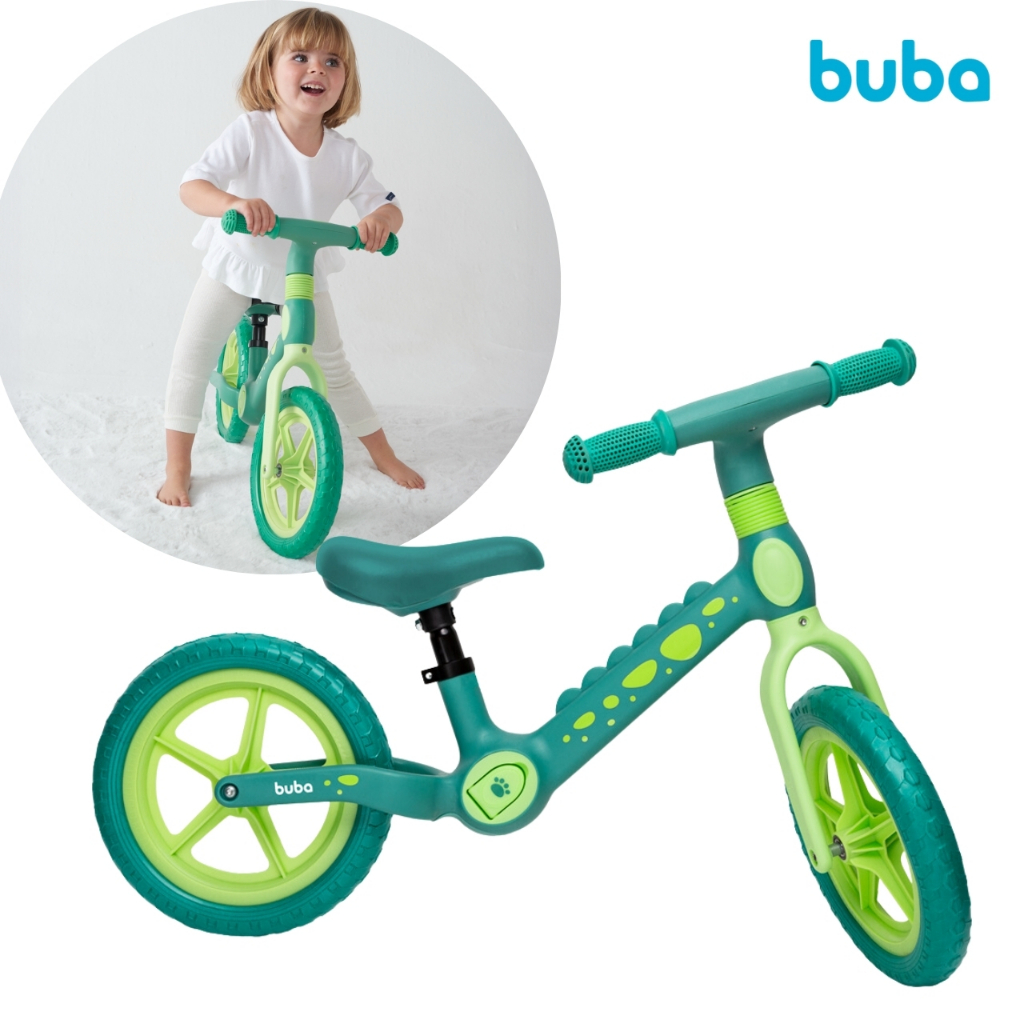 Bicicleta Infantil Sem Pedal Equilíbrio Criança Coordenação Motora Independência Bicicleta Buba