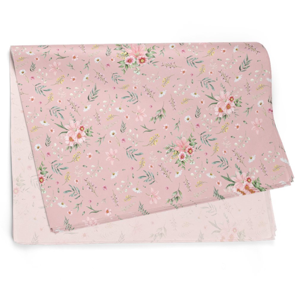 Poli Sujinho Estampa Aurora para Decoração 49,0 x 69,0cm, Floral Atlanta - 10/20/50 folhas.