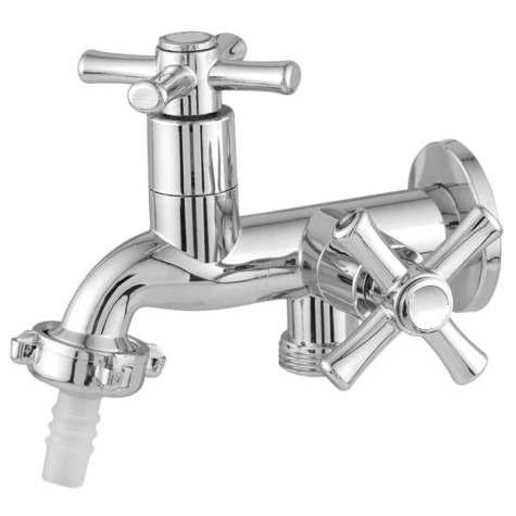 Torneira Para Tanque Ou Maquina 1028 1/4 De Volta Com 2 Saídas Cromado C31 em Oferta na Shopee