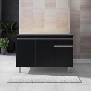 Balcão Gabinete de Pia sem Tampo 120cm 3 Portas Pop - Nathan Móveis em Oferta na Shopee