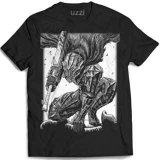 Camiseta do Berserk Camisa Guts Anime Guerreiro Medieval