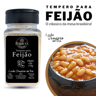 Tempero Natural para Feijão 110G  Barbuan Temperos e Condimentos Naturais em Oferta na Shopee