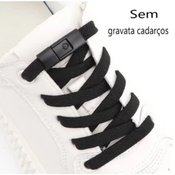 Cadarços Elásticos Para Tênis Sem Amarrar Infantil E Adulto 1 Par Diversas Cores