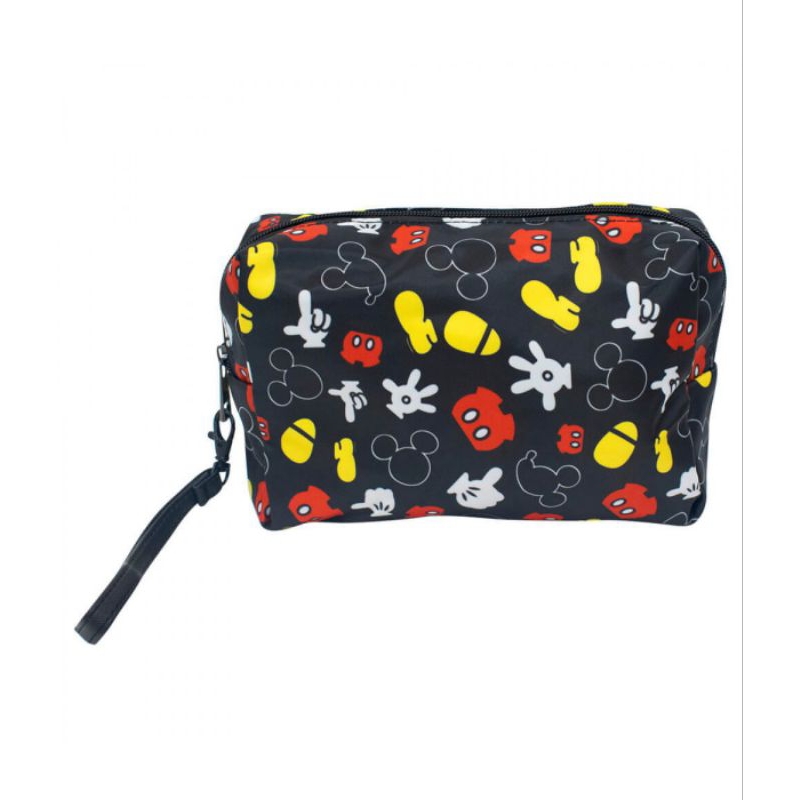 Necessaire Preto Partes Corpo Mickey 13x21x28cm - Disney DMG9040S-MK2-D