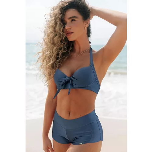 Biquíni de  base com laço, shortinho, proteção uv 50+ tecido mais resistente a piscina. Dalla pelle