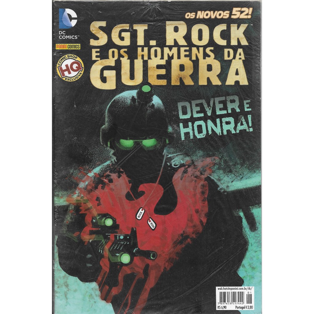 Sargento Rock e os Homens da Guerra Novos 52 - Panini - Em Português