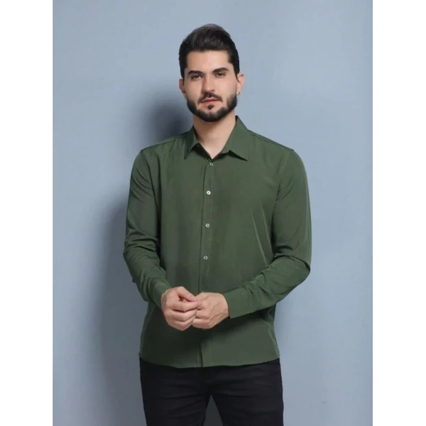 camisa social manga longa slim fit Microleve com elastano não amassa