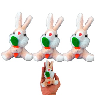 coelho mini coelhinho da páscoa pelúcia para enfeite montagem de cestas mesas e alegrar páscoa das crianças