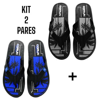 2 pares chinelo masculino confortavelsandália masculina chinelo masculino adulto em Oferta na Shopee