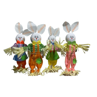 Kit C/4 Coelhinho de Palha Grande (R$9,99 cada) em Oferta na Shopee
