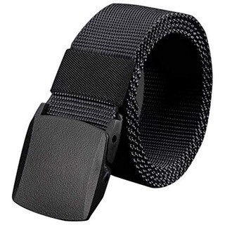 Moda Cinto Largo Masculino Nylon Fivela de Plástico Entrega rápida