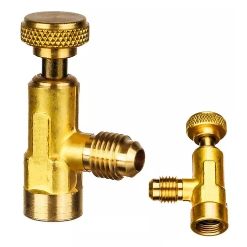 Válvula Perfurante Refil Lata Gás Rosca 1/4 Mp39 R134 R134a R134 R22 R600 R410