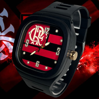 Relógio Do Flamengo Qualidade Premium.