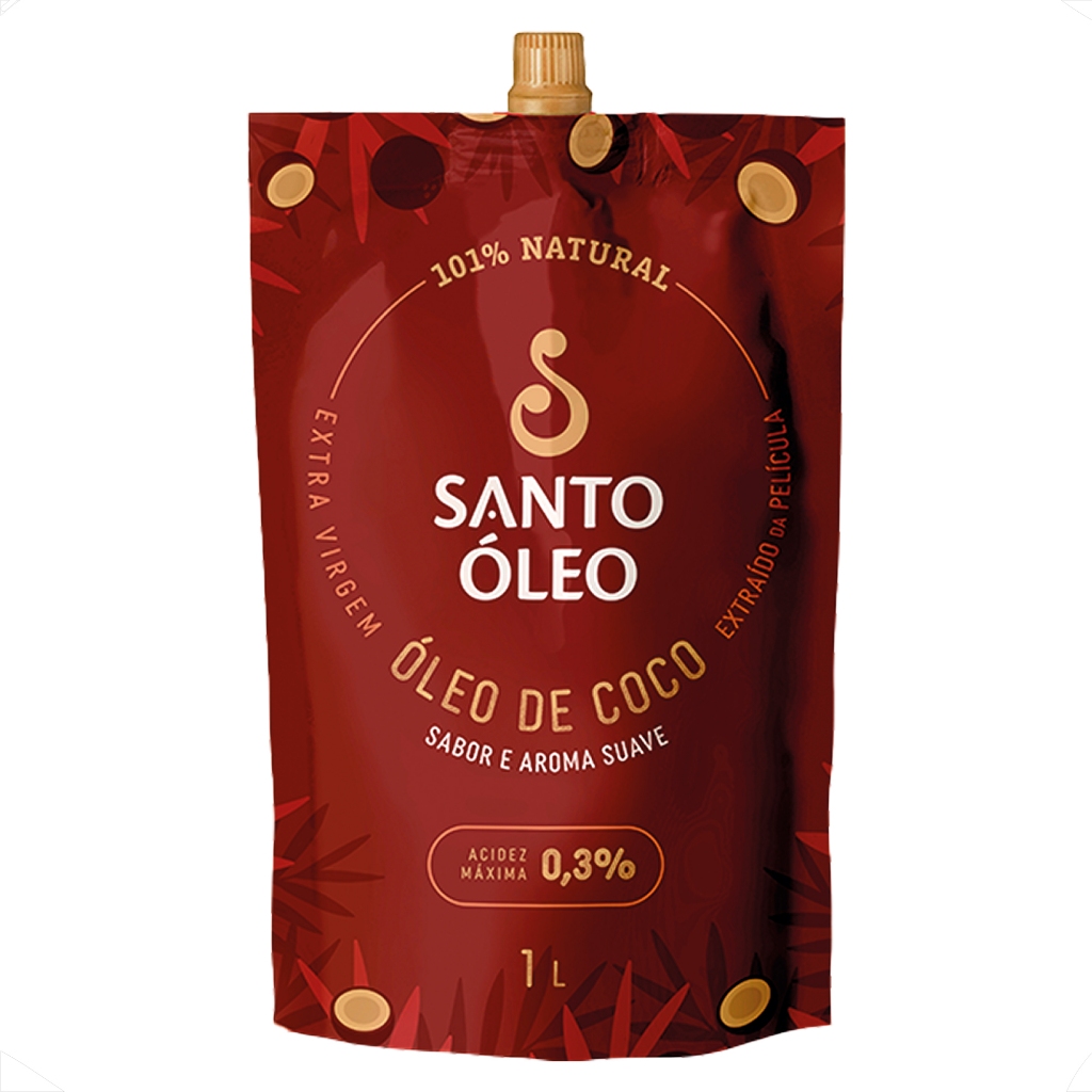 Óleo De Coco Da Película Extra Virgem 1L em Oferta na Shopee