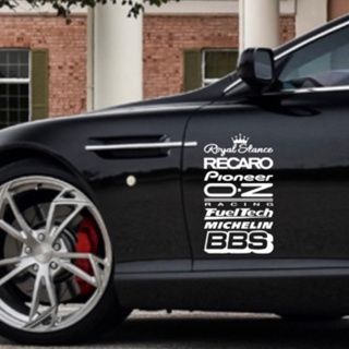 Kit Adesivo Para Carros Tuning Rebaixado Marcas Esportivas em Oferta na Shopee