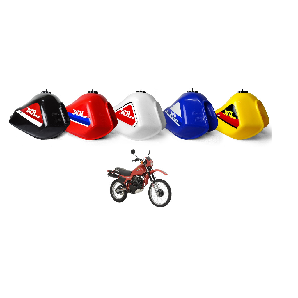 Tanque de Combustível Plástico 11 Litros XL 250 / XLX 250 / XLR 250 - Azul / Branco / Preto / Vermelho