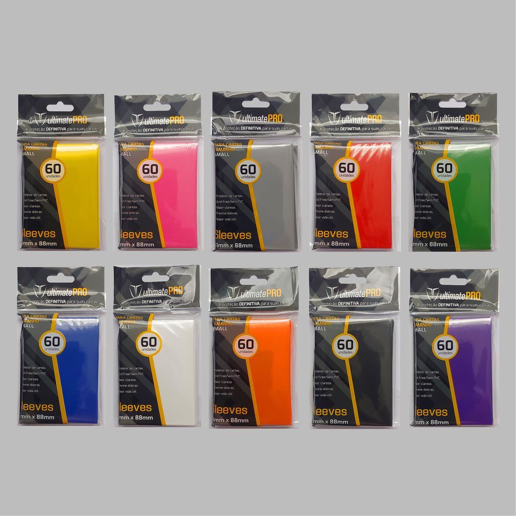 Sleeves Yugioh Small 60 Unidades Ultimate Pro