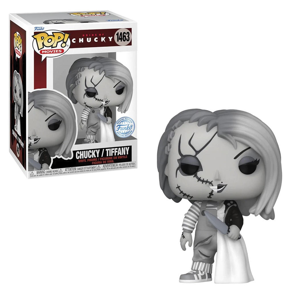 FUNKO POP MOVIES BRIDE OF CHUCKY EXCLUSIVE - CHUCKY / TIFFANY 1463 NOVO ORIGINAL
