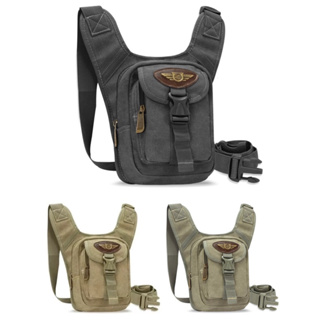 Pochete De Perna 8011 Masculina Feminina Kvn Bolsa Lona Reforçada em Oferta na Shopee