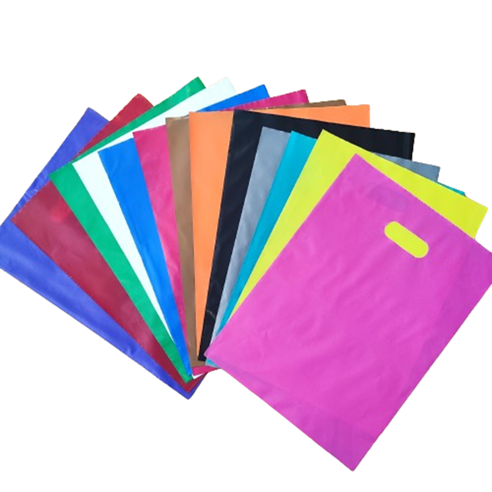 100 Sacolas Plásticas 25x35 Alça Boca De Palhaço para lojas de lingerie e perfumaria . em Oferta na Shopee