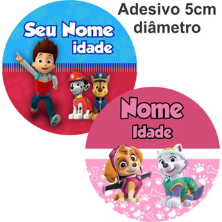 Adesivo 5cm | Aplique | Latinha | Kit | Adesivo Personalizado | Festa Personalizada em Oferta na Shopee