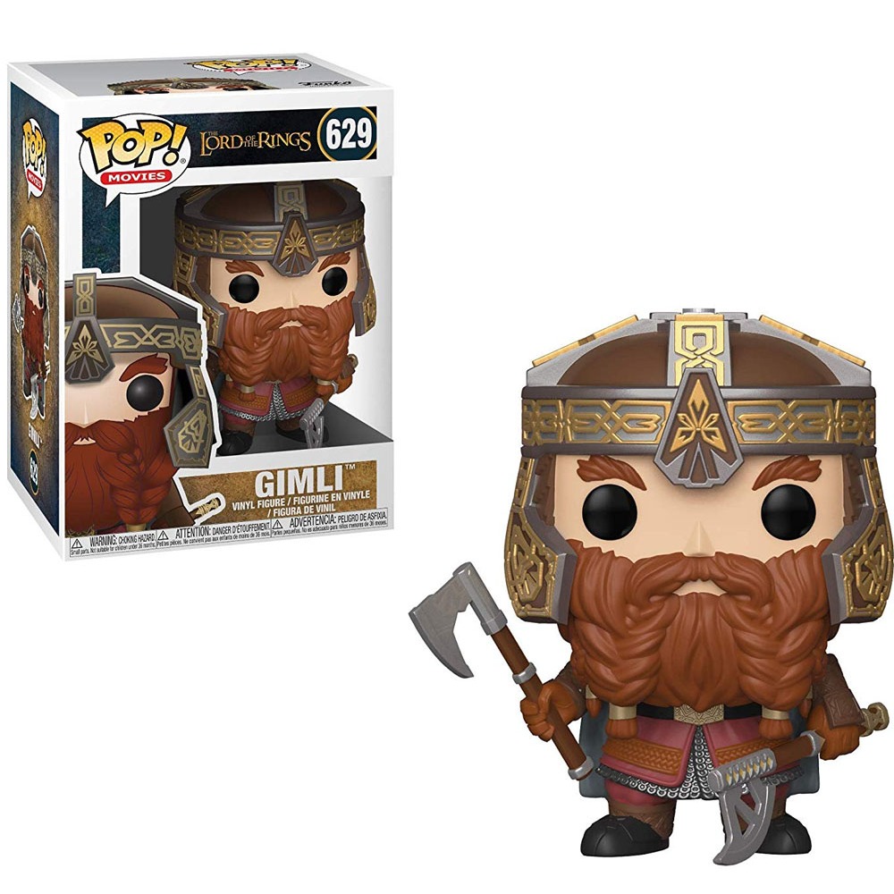 FUNKO POP MOVIES LORD OF THE RINGS - GIMLI 629 NOVO ORIGINAL