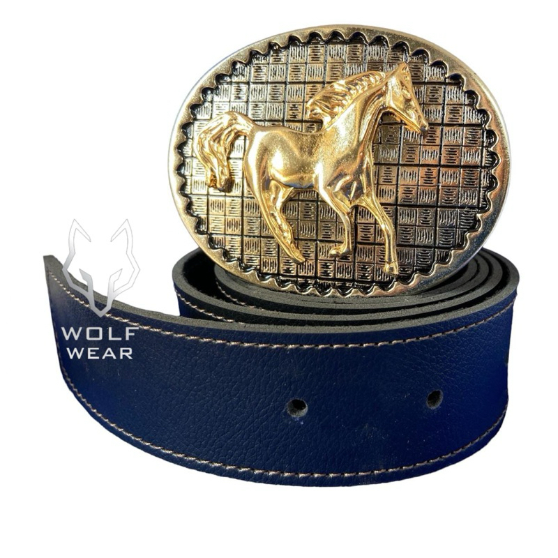 Cinto com Fivela Country Wolf Wear em Oferta na Shopee