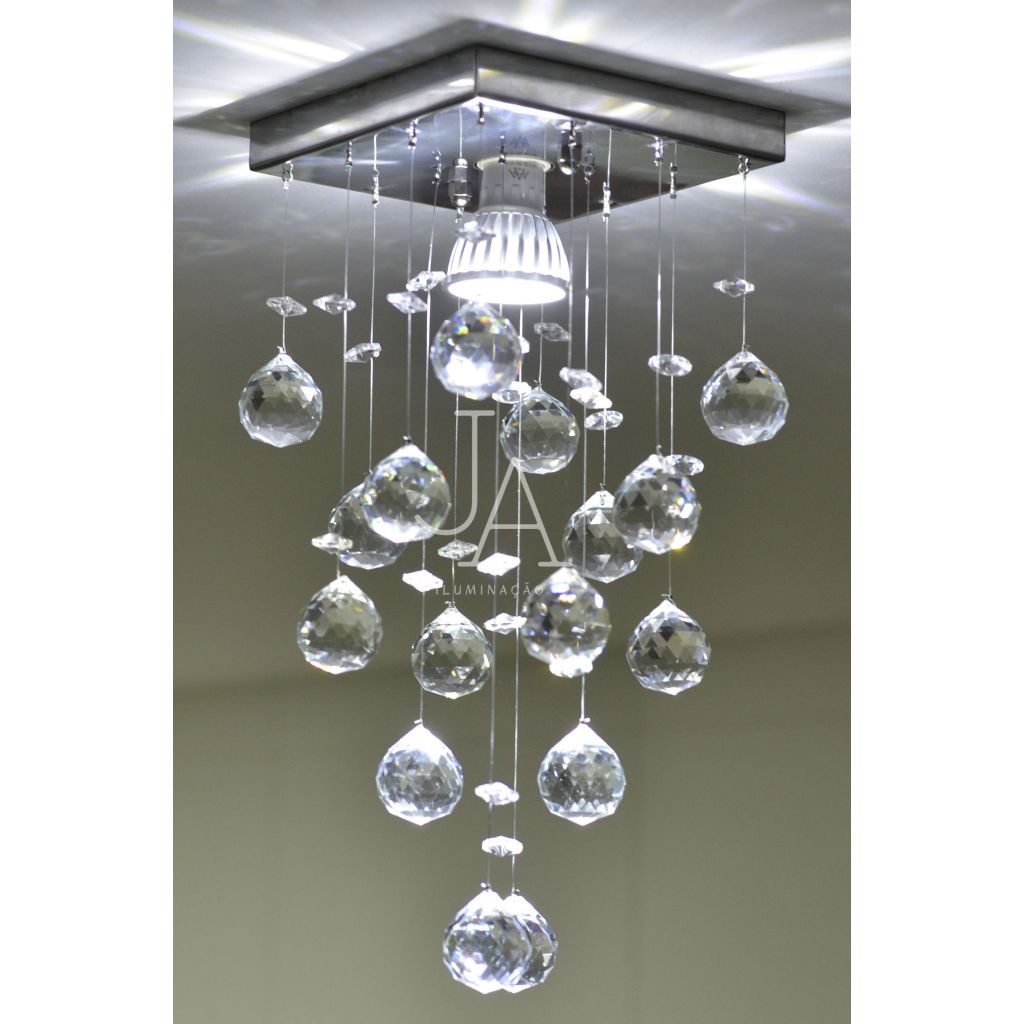 Lustre luminária para Sala De Acrilico Alto Brilho A Pronta Entrega