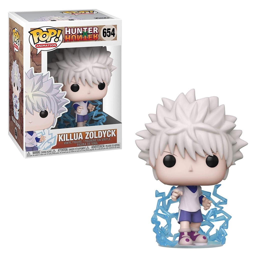 FUNKO POP ANIMATION HUNTER X HUNTER - KILLUA ZOLDYCK 654 NOVO ORIGINAL em Oferta na Shopee