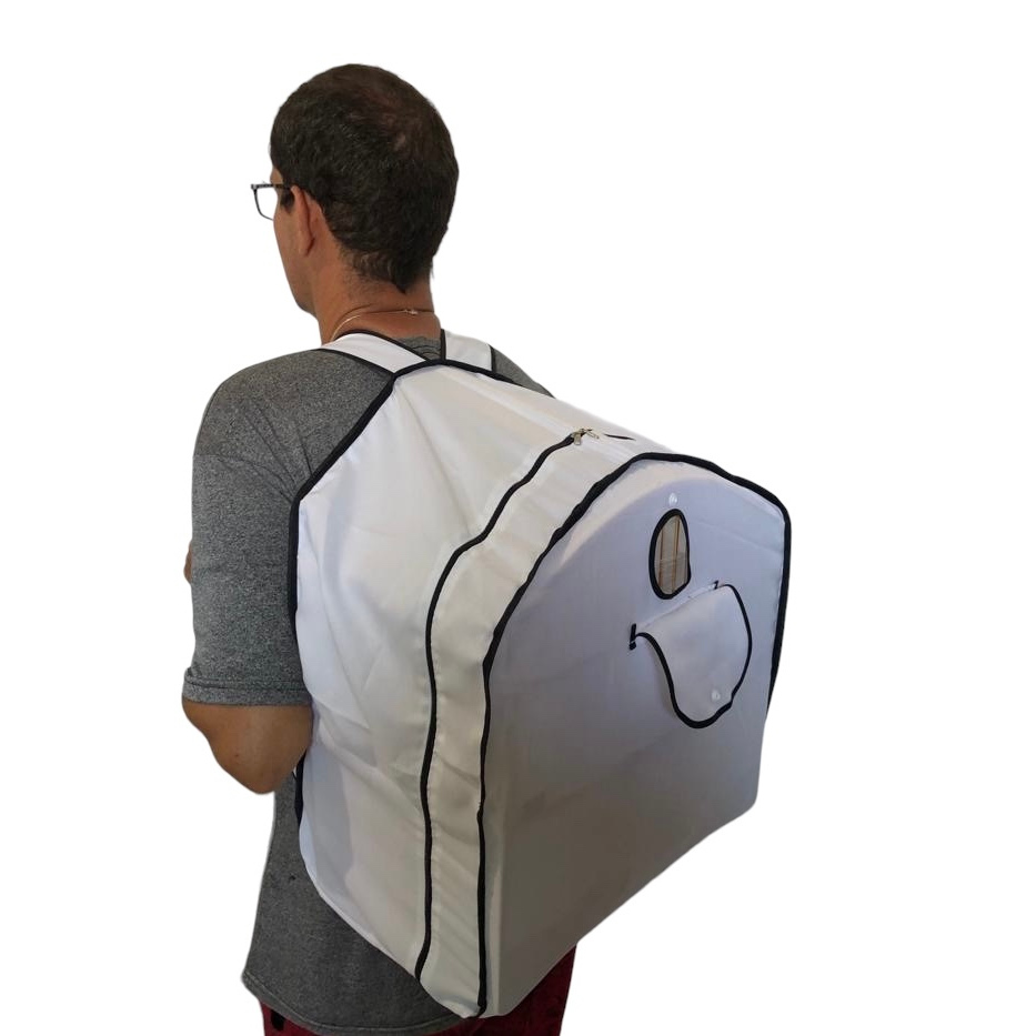 Capa Mochila Moto Para Gaiola Coleiro Papacapim  trinca ferroTransporte