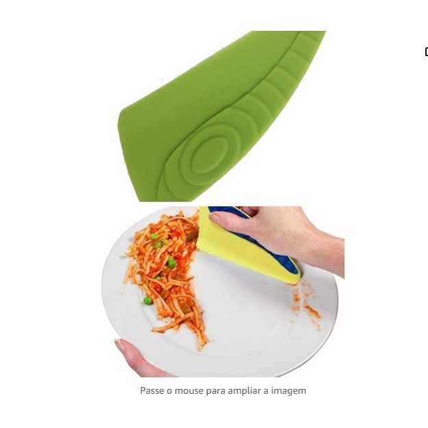 Raspador de pratos de silicone , raspador de lavagem, ferramenta de cozinha para restaurante e casa