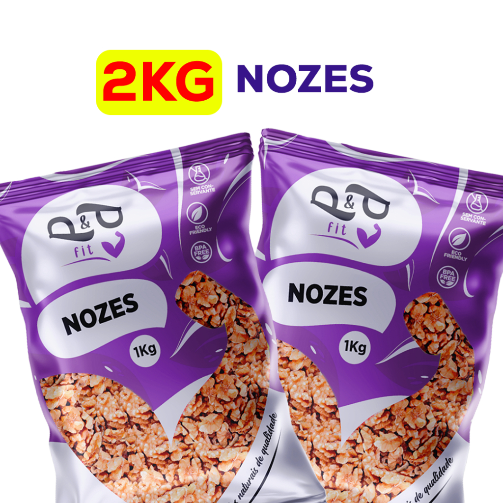 Nozes Inteiras Mariposa Sem Casca Extra Light P&P em Oferta na Shopee