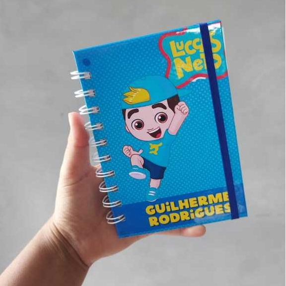 Caderno, Agenda, Diário Personalizado Lucas Neto Com Nome