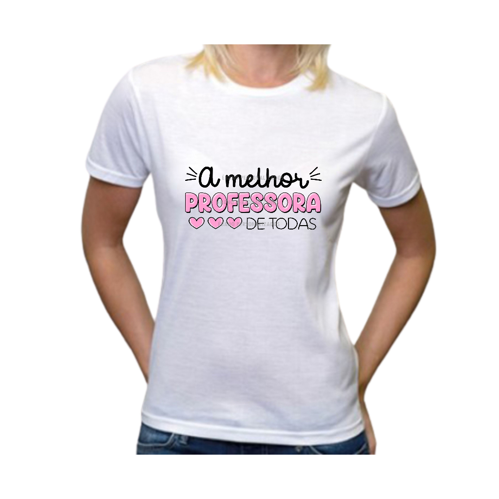 Camiseta A melhor professora de todas dia do professor Educação especial Pedagogia Educação infantil