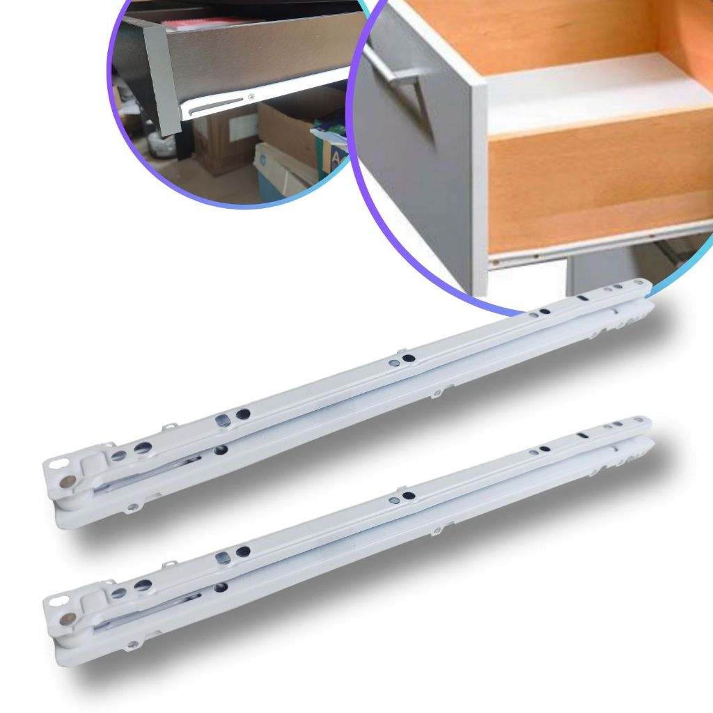 4 Corrediça de 35cm – 350mm 2 PAR Gaveta Moveis Armário Trilho Reforçada Corredica Gavetas Corrediças Armario 2 Pares em Oferta na Shopee