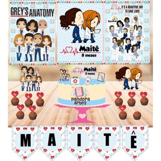 Kita Festa Greys Anatomy em Oferta na Shopee