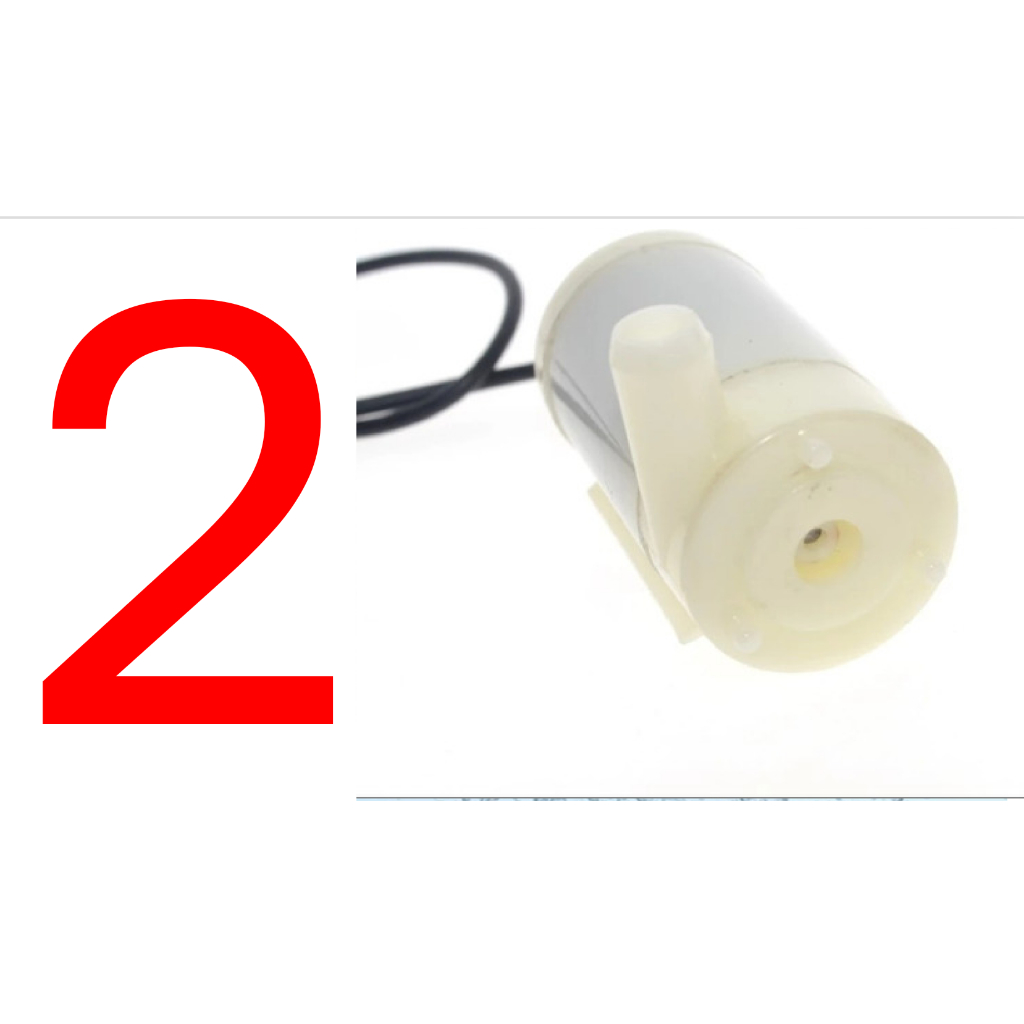 Mini Bomba Água Submersa 2,5v A 6v 80-120 Litros / Hora