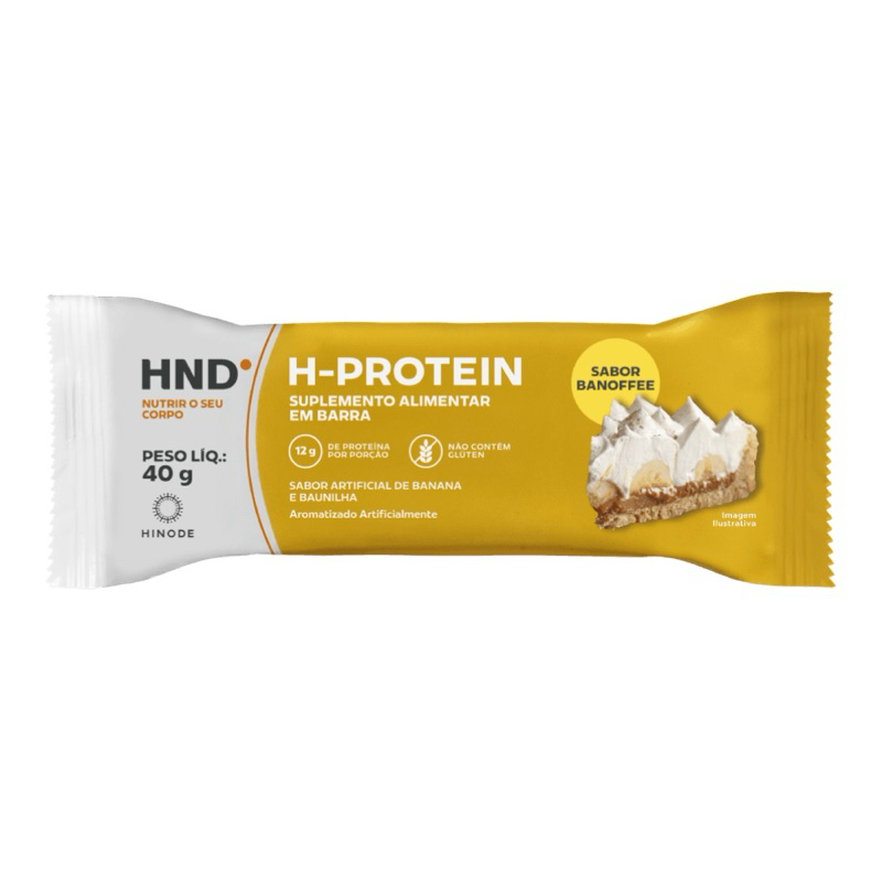 Barra de proteína H-Protein Sabor Banoffee 40g Hinode