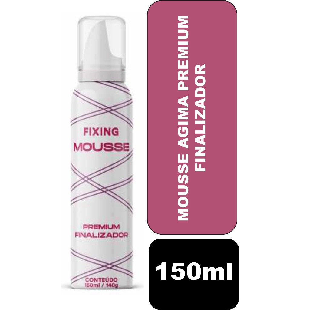 Mousse Agima Premium Finalizador 150ml Fixing em Oferta na Shopee