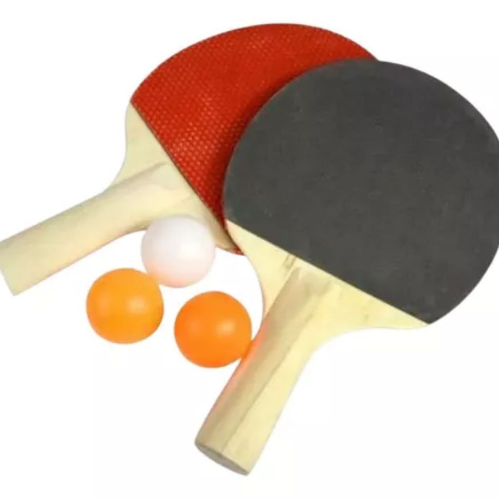 Kit 4 Raquete Tênis De Mesa mais 6 Bolinhas Com Mais Rede com suporte Ping Pong