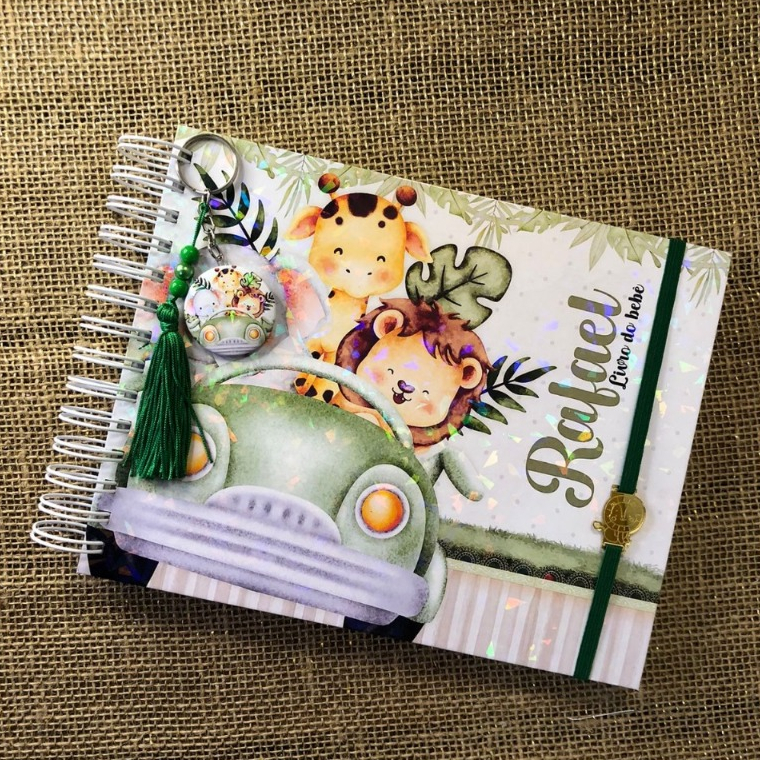 Livro do Bebê Personalizado ✨ Álbum de Memórias e Momentos Especiais | Presente Maternidade