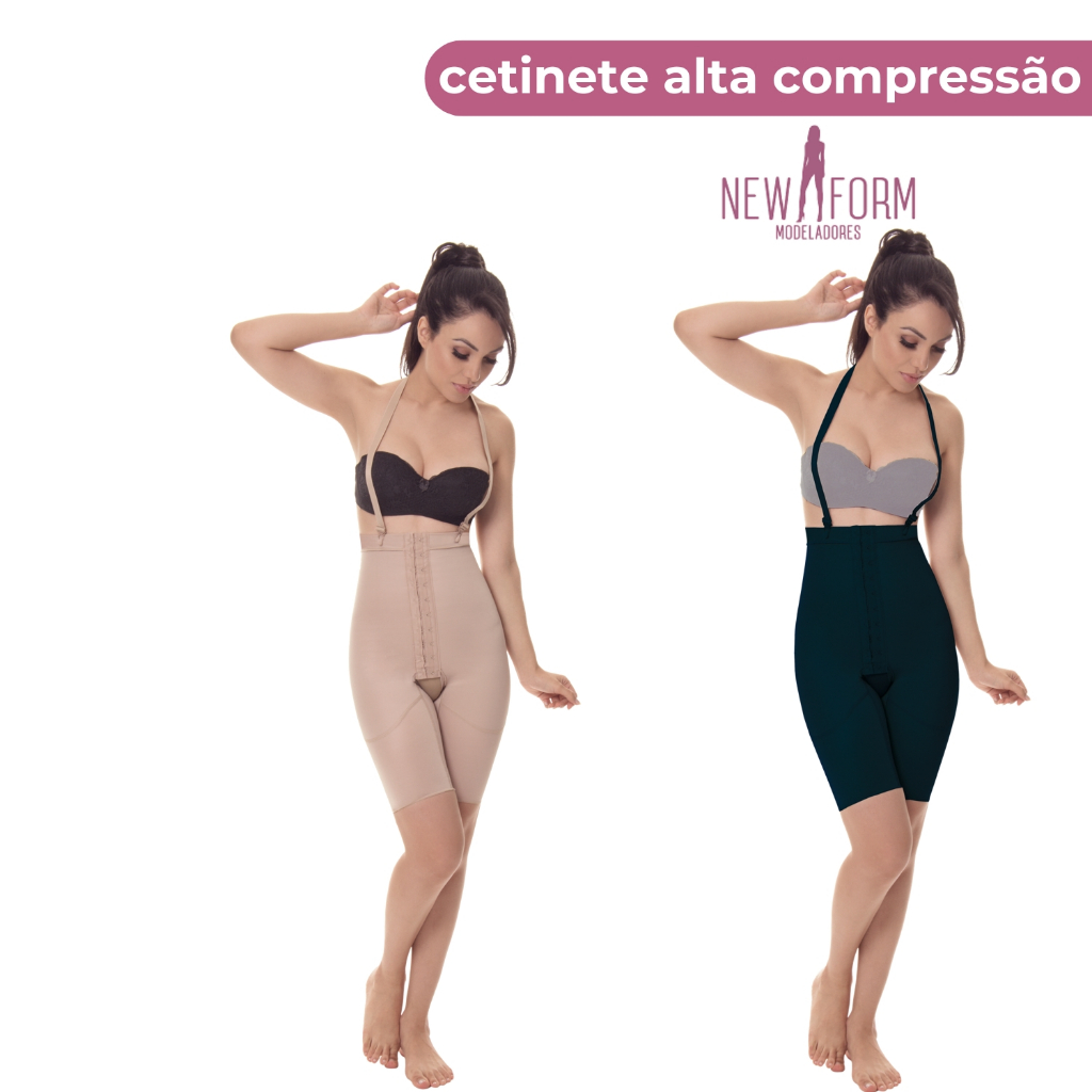 Cinta Bermuda Shorts Pós-cirúrgica Plástica New Form