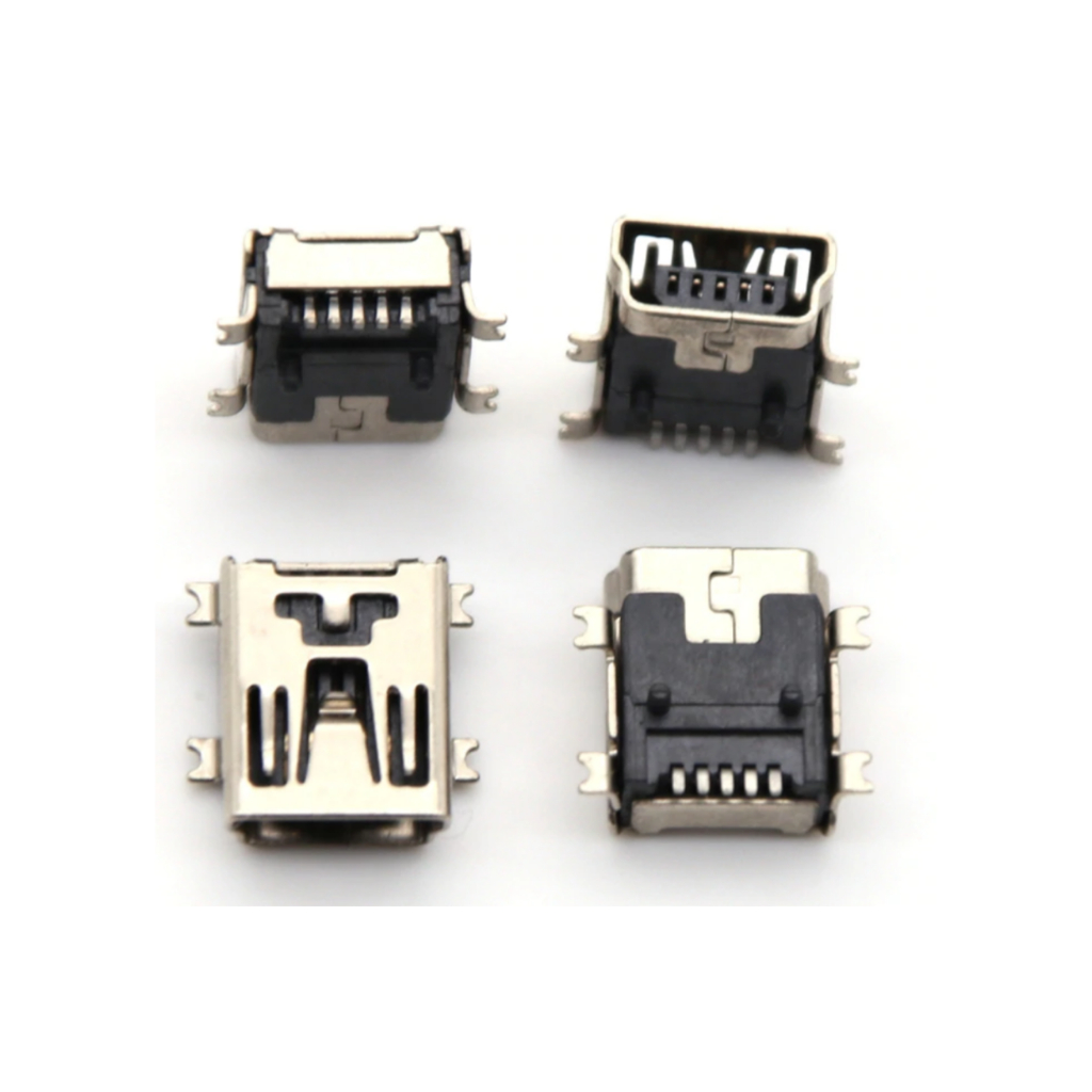 Promoção com 10 Conector Jack Usb V3 Mini Usb Fêmea 5 Pinos (10 Peças)