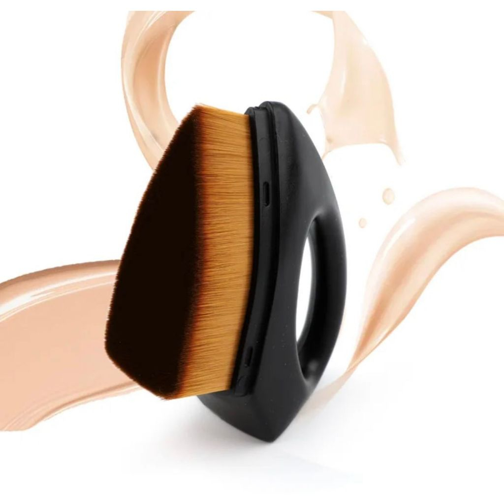 Pincel Plano de Maquiagem para Base, Corretivo, Creme BB Cream, Blush em Pó