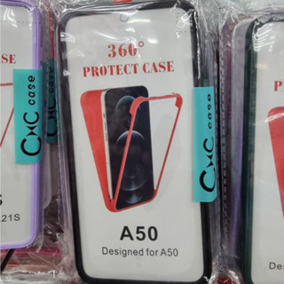 Capa Capinha Case 360 Protetora Transparente para Samsung Galaxy A50 / A50S case modelos Proteção Frente e verso Capinha Transparente