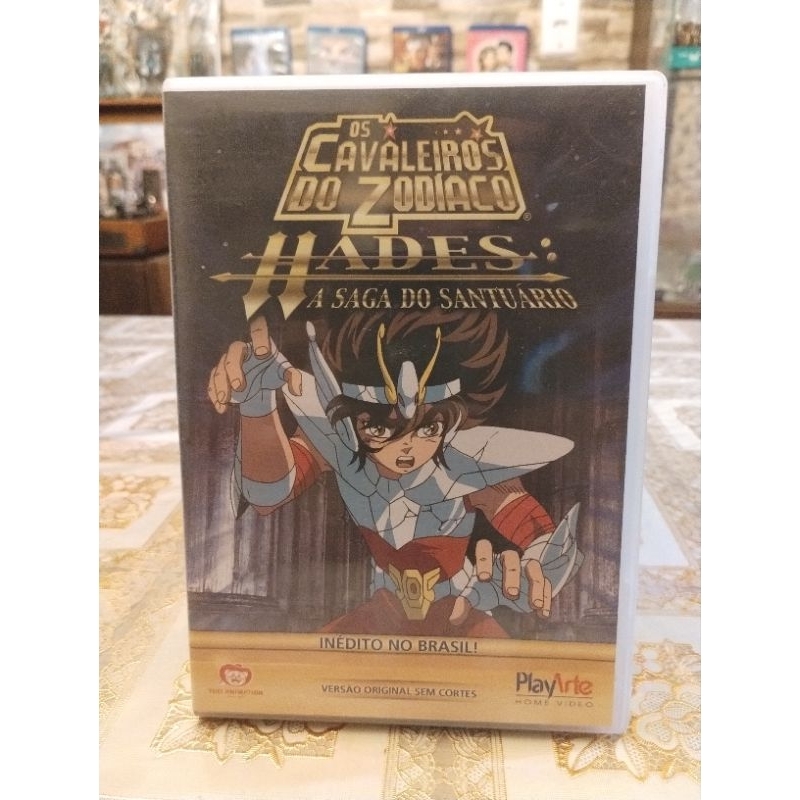 Dvd Os Cavaleiros do zodíaco Hades A Saga do Santuário Vol 1